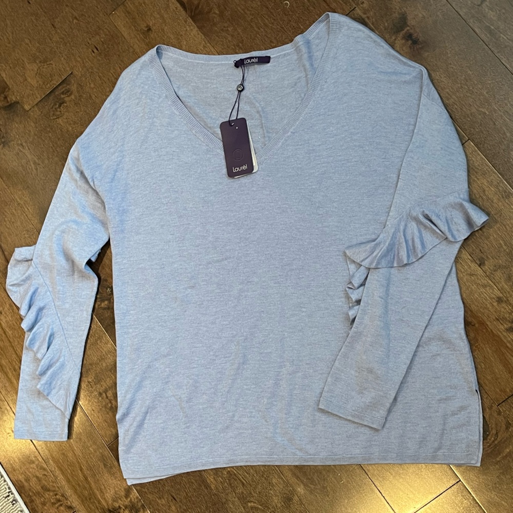NWT LAUREL knitwear size 38. (Large) grey-blue